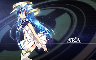 Aria anime character illustration